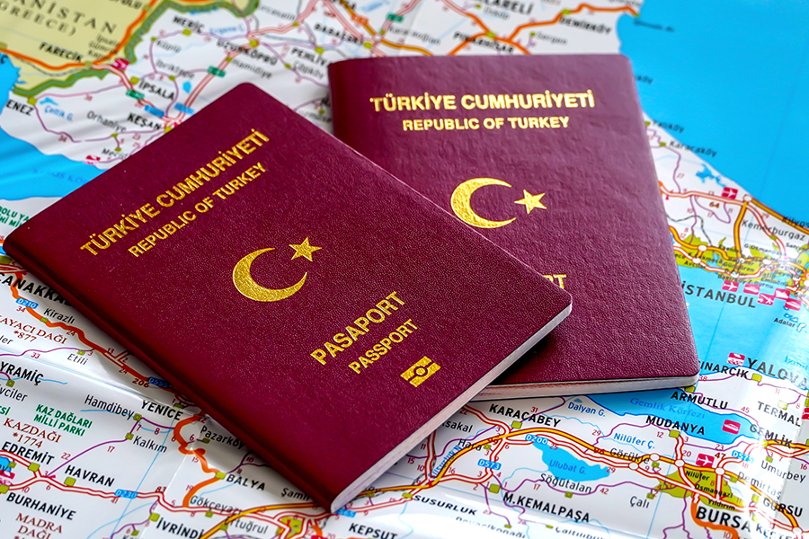 Turkish passports and the countries that can be visited without visa.