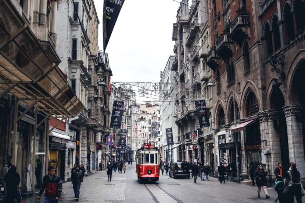Beyoglu in Istanbul Turkey